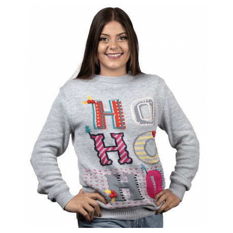 Uggly sweater HO HO HO Mujer