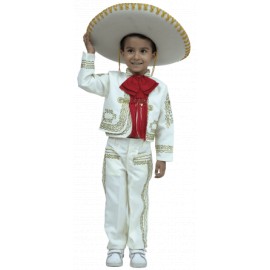 Traje de charro bordado niño