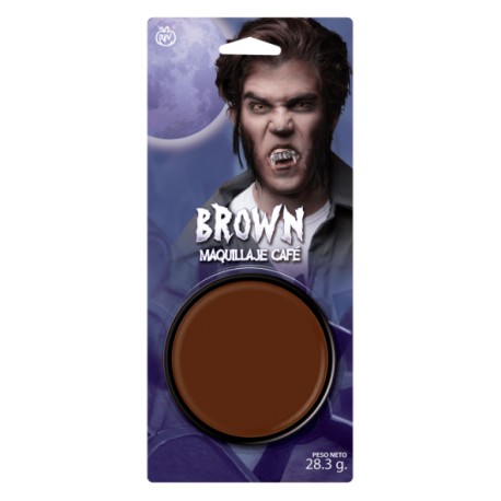 Maquillaje pasta café