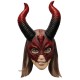 Devil mythical horned skull