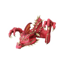 Ember the red dragon with...