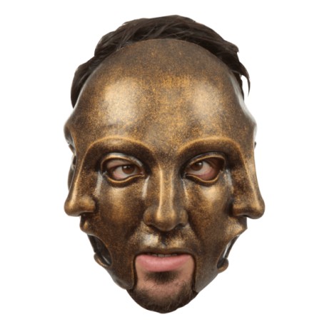 3 Faces Gold Mask