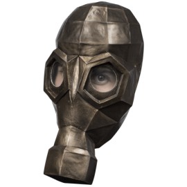 Low poly gas mask