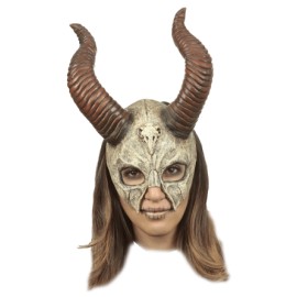 Mythical horned skull