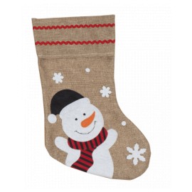 Bota Vintage Muñeco de nieve