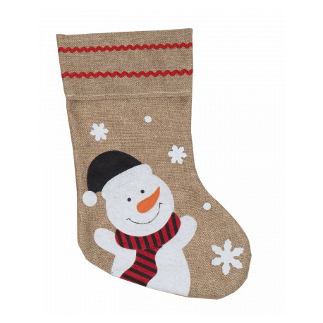 Bota Vintage Muñeco de nieve