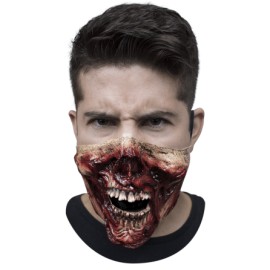 Cubrebocas látex zombie