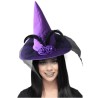 Sombrero de bruja morado