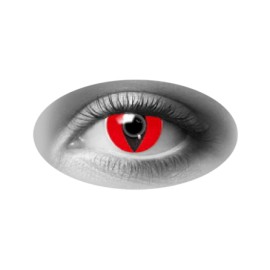 Pupilentes reptilianos rojos