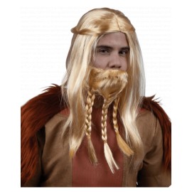 Peluca de vikingo