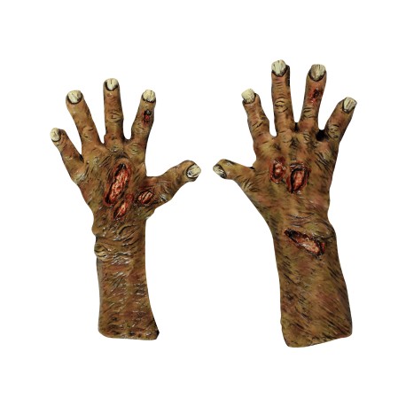 Zombie Undead Large Gloves
