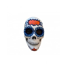 Sugar skull blue
