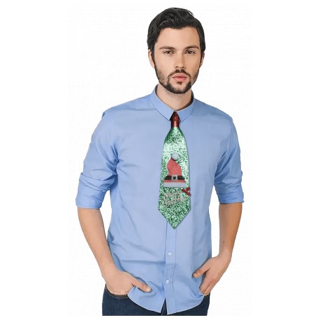 Corbata navideña santa hat