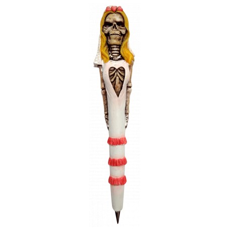 Pluma de Novia calavera